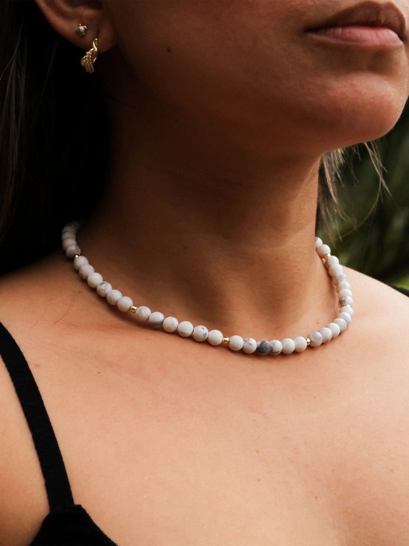 Choker Howlite 6mm