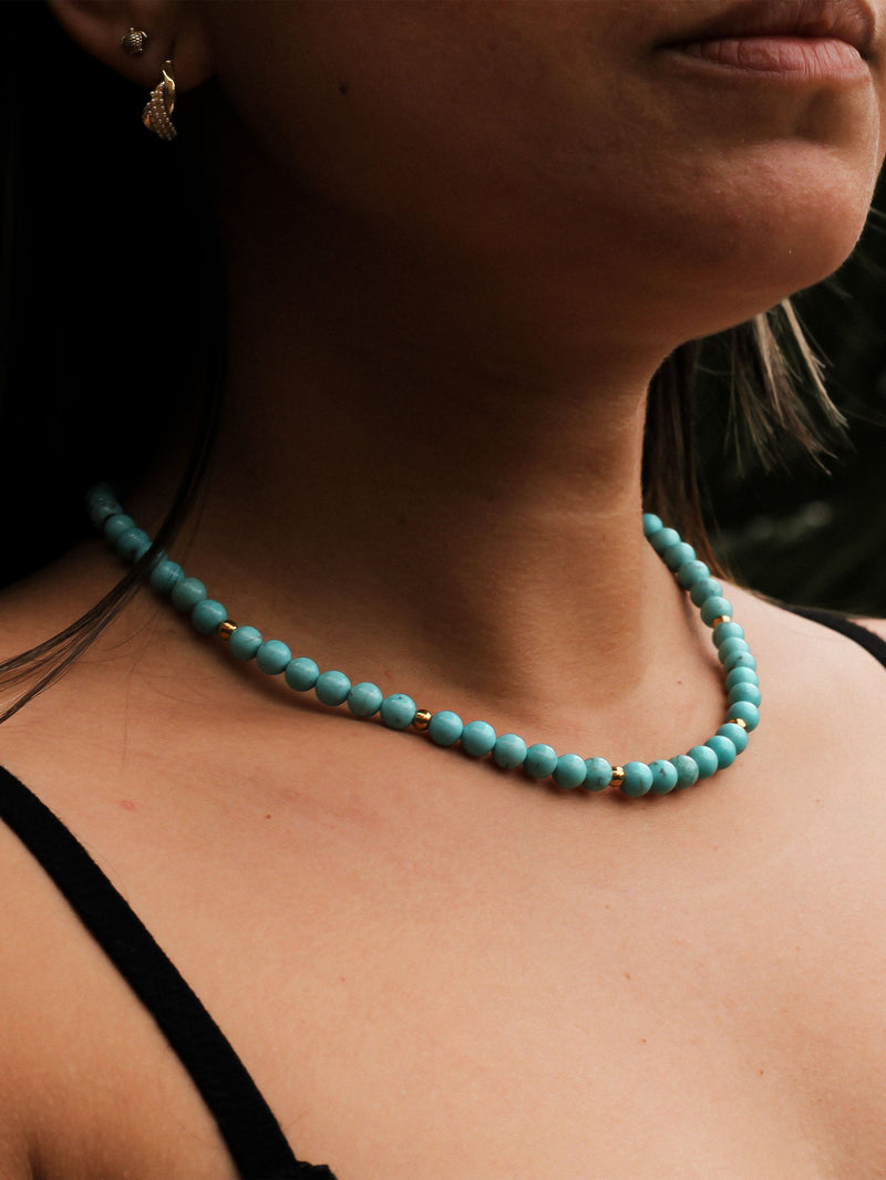 Choker Turquesa 6mm