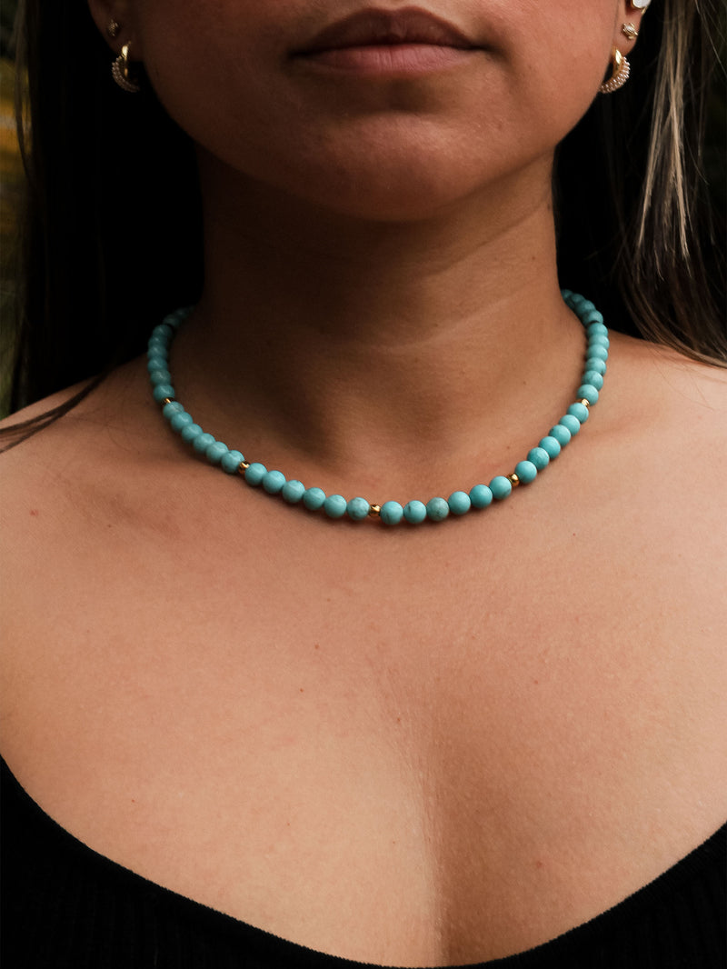 Choker Turquesa 6mm