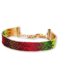 Brazalete Miyuki Wayuú 7 puntos - Tayrona Accesorios