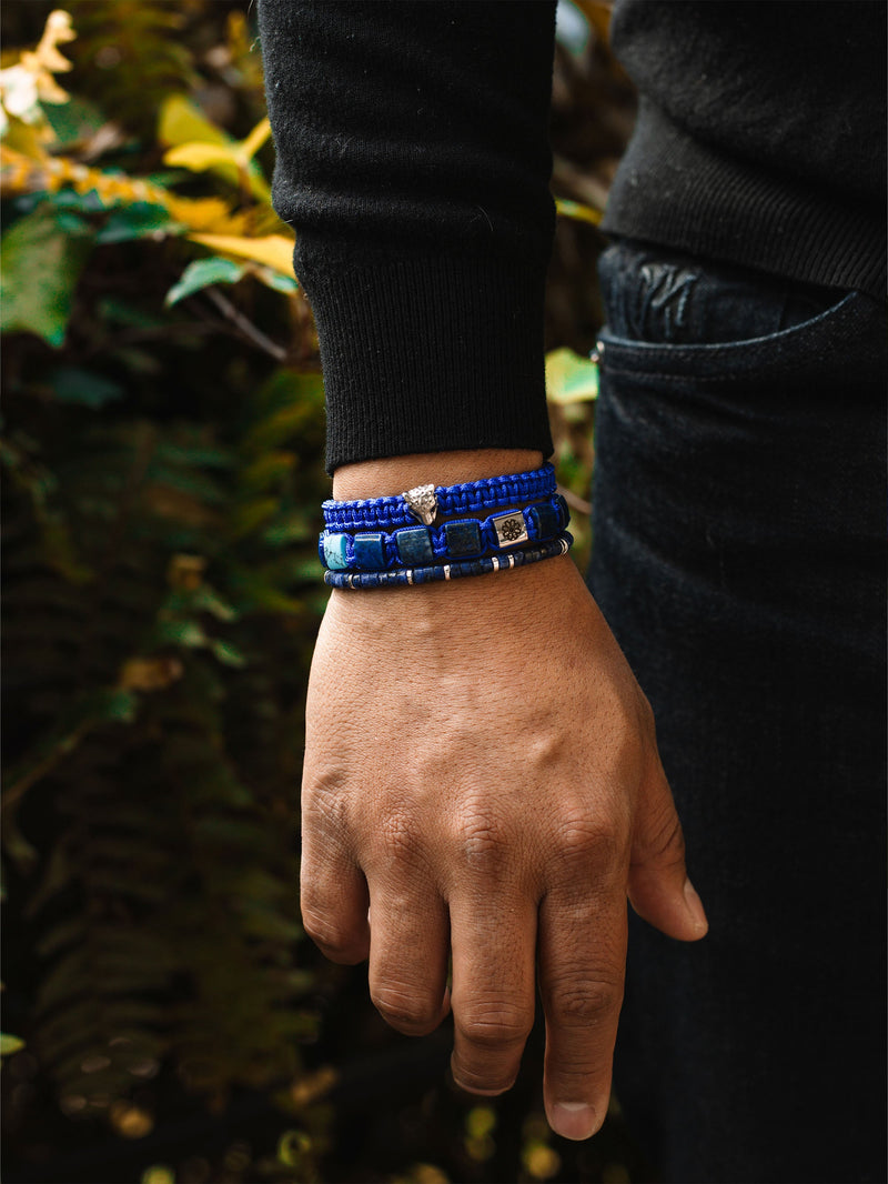 Brazalete Lapis Heishi 4mm