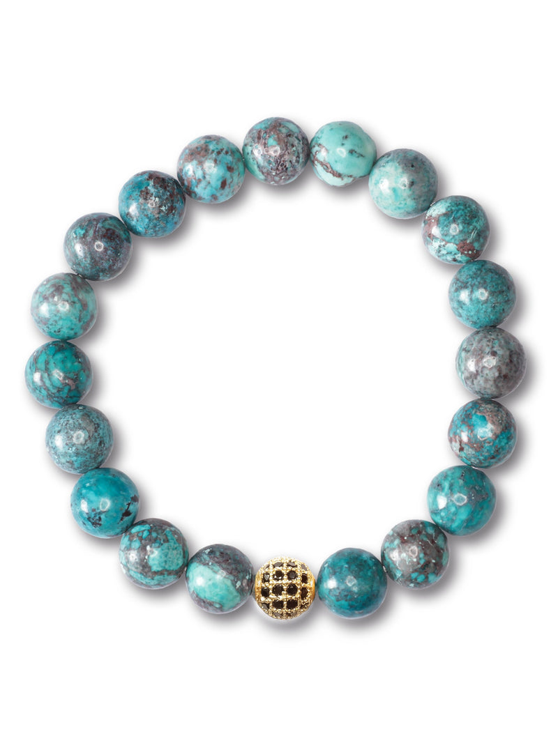 Brazalete Turquesa Bali 8mm