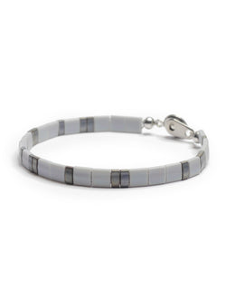 Brazalete Miyuki Tila Rio de Plata 5mm