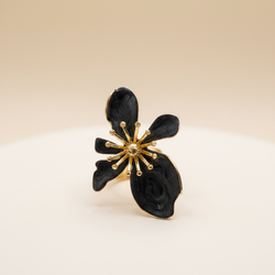 Anillo Orquidea Negra