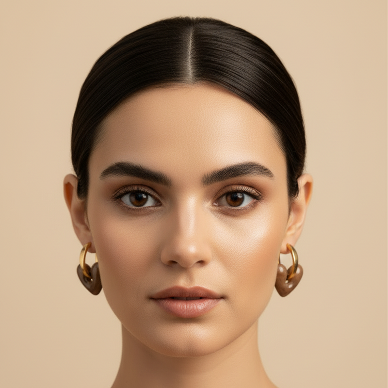 Aretes Aro De Corazon