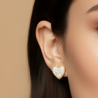 Aretes De Mujer Chapadas En Oro
