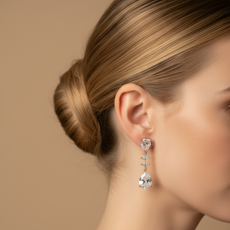 Aretes Destellos De Seda