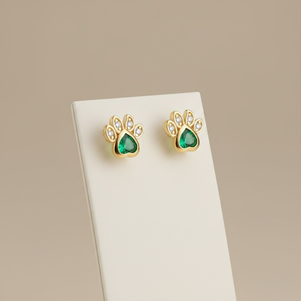 Aretes Huellitas