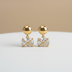Aretes con zircon Vero