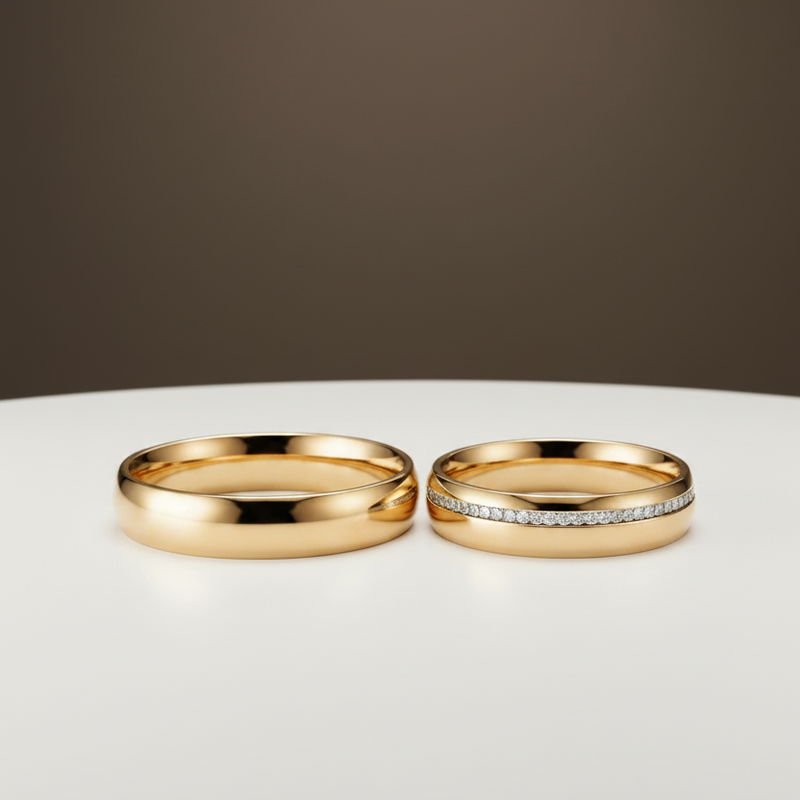Argollas Solis Oro 18k