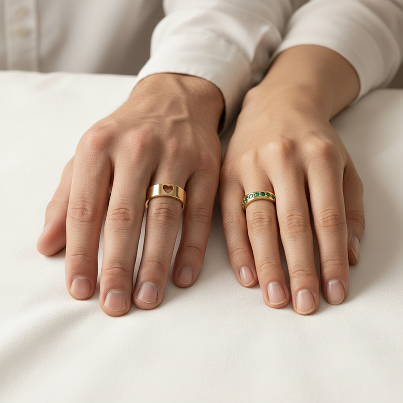 Argollas de Matrimonio Bellévia Oro 18k