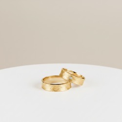 Argollas Lorent Oro 18 k