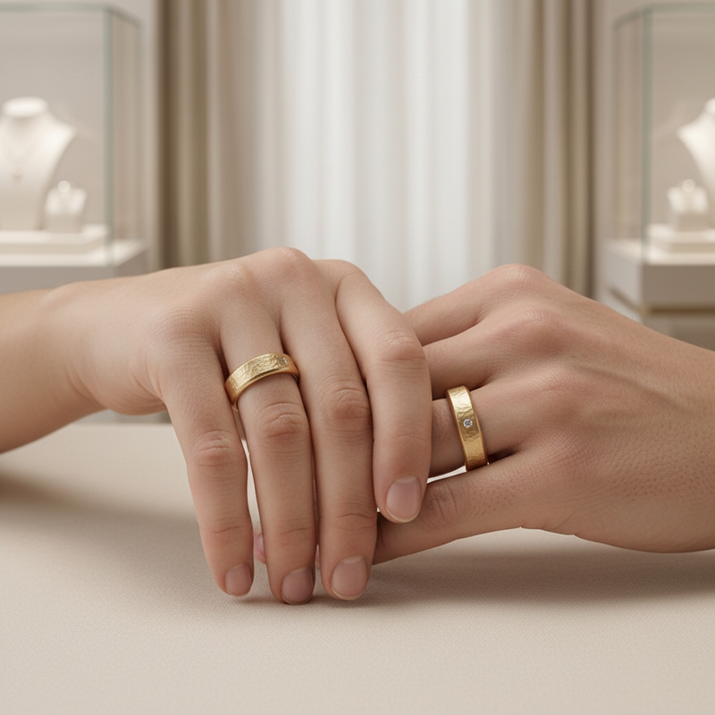 Argollas Siempre Oro 18 k