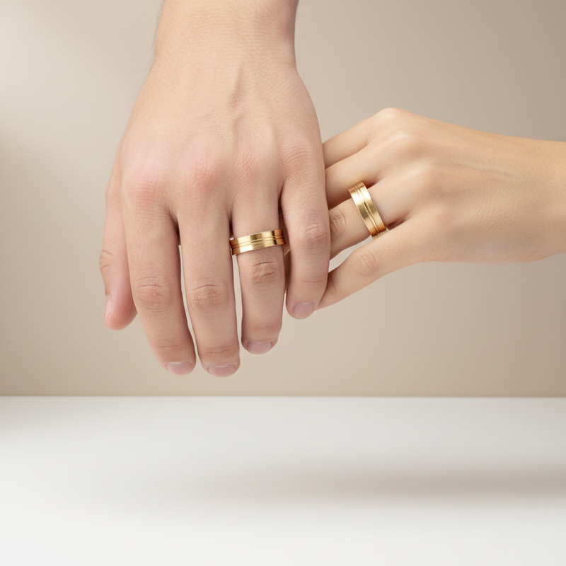 Argollas Valmont Oro 18 k