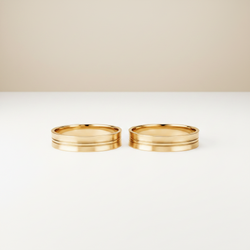 Argollas Valmont Oro 18 k