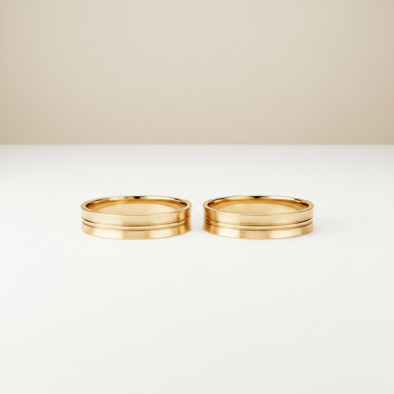Argollas Valmont Oro 18 k
