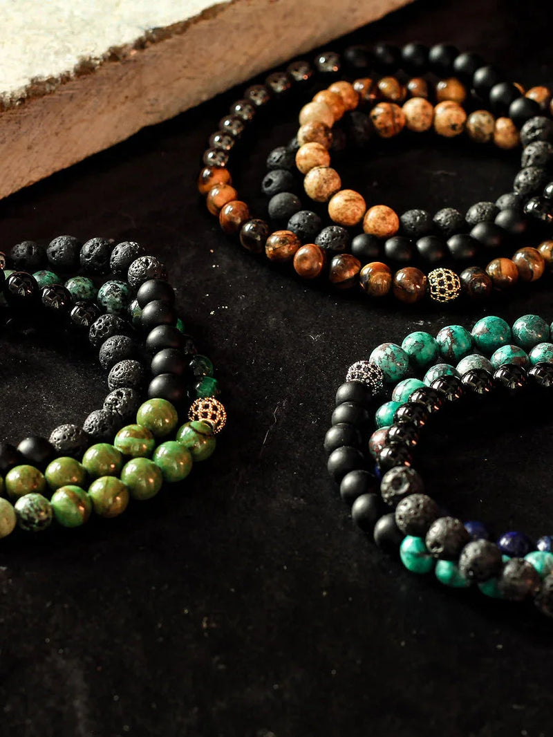 Brazalete Triple Tulum 6mm - Tayrona Accesorios