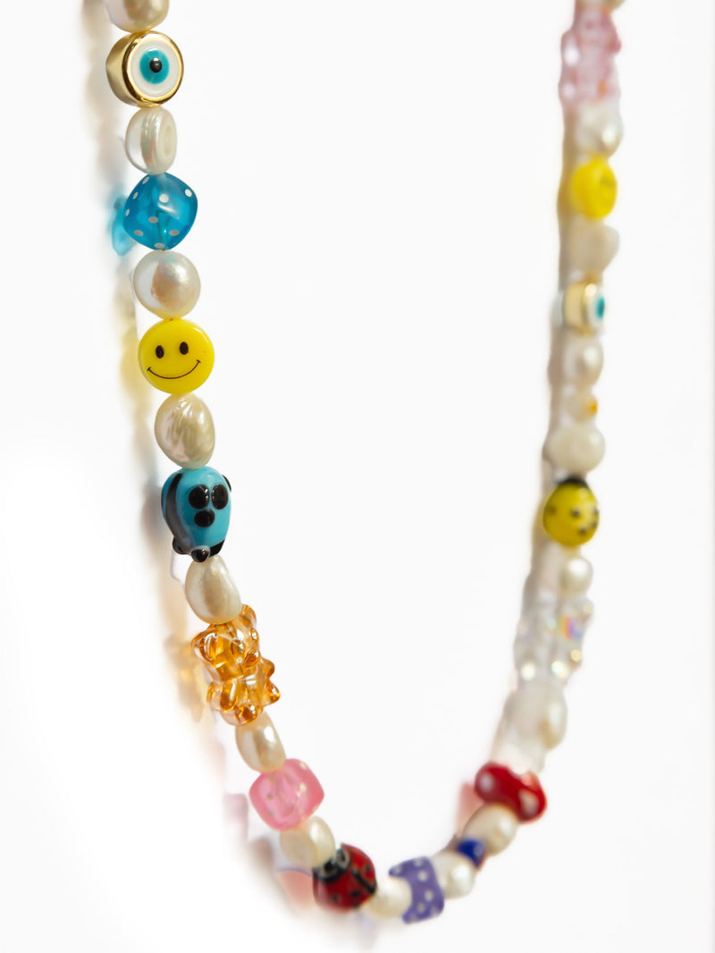Collar Perla de Rio Multicolor Smiley