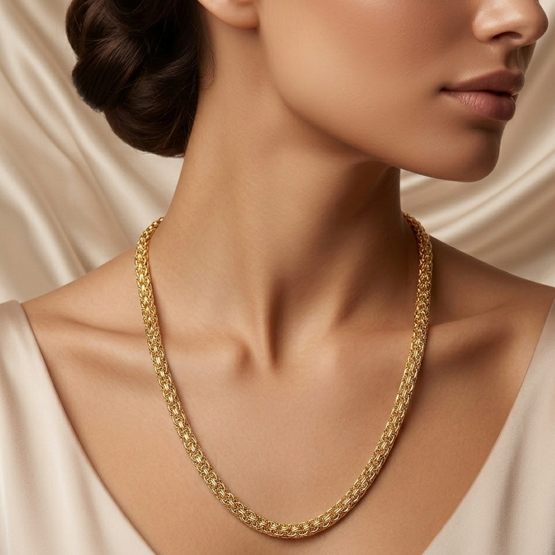 Cadena Aura Real oro 18k