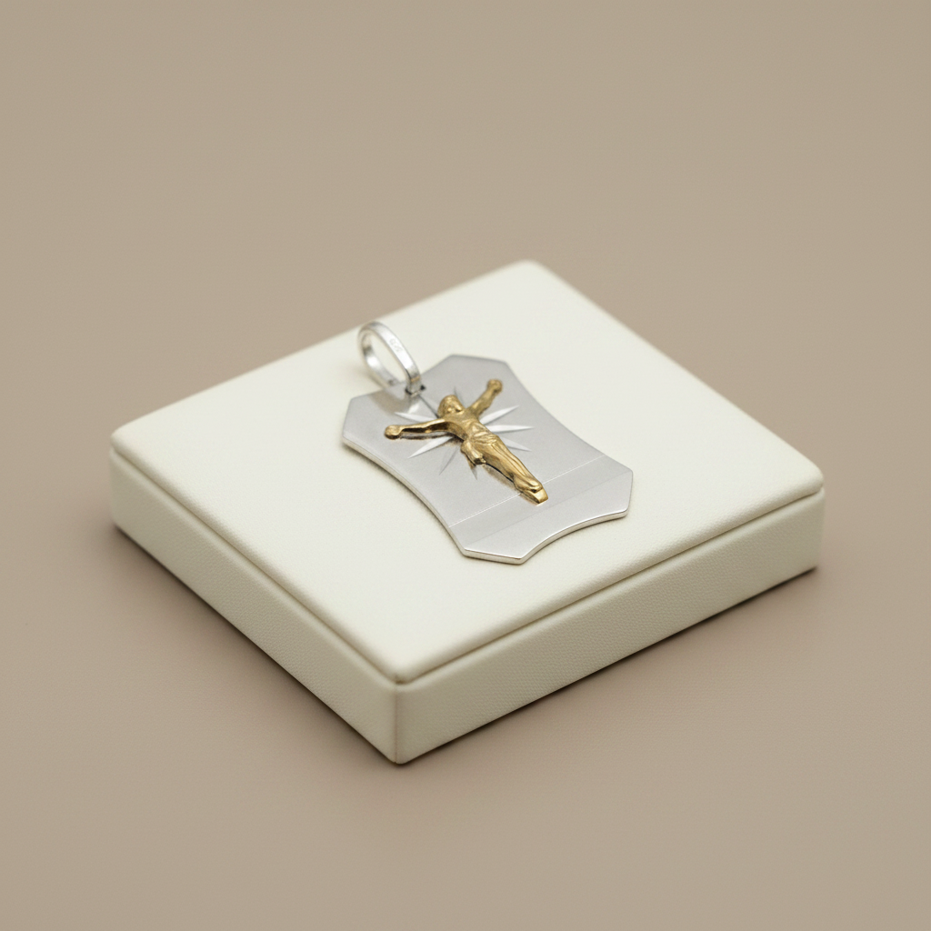 Dije Contrast Oro Plata
