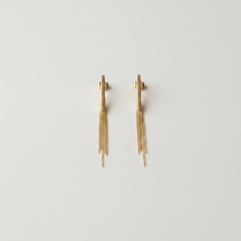 Pendientes Linne Oro