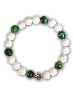 Brazalete Tigre Blanco 8mm