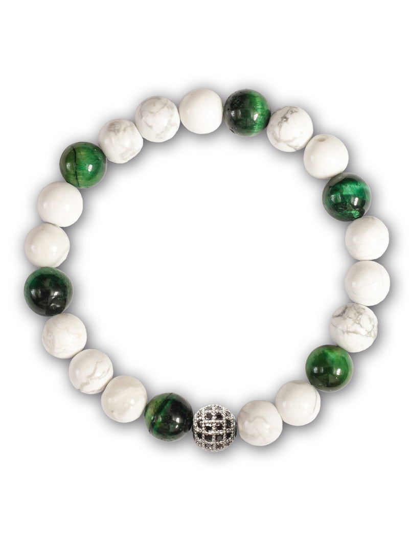 Brazalete Tigre Blanco 8mm