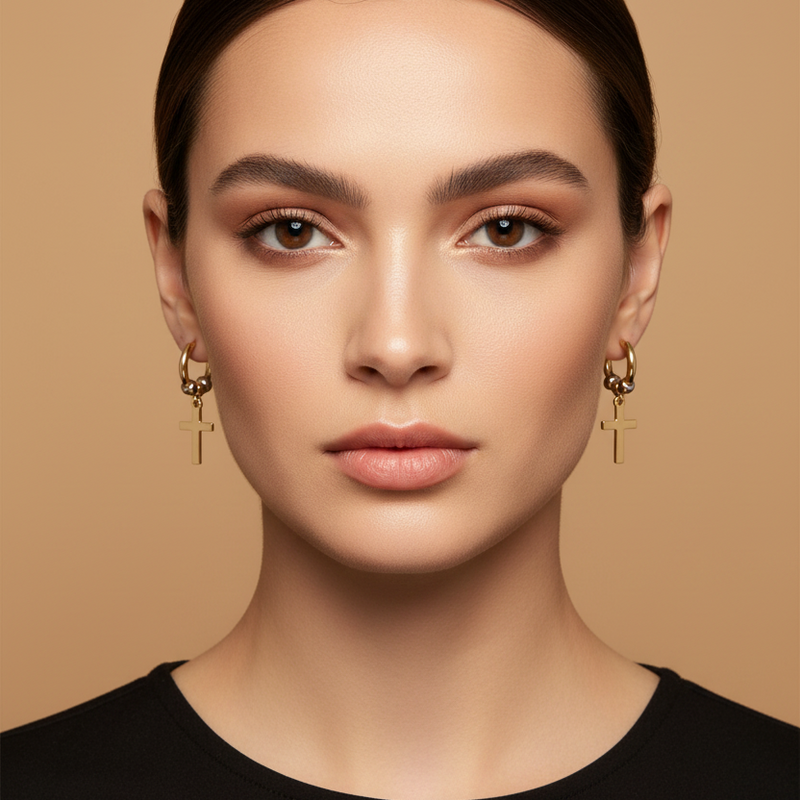 Aretes Sacra Oro